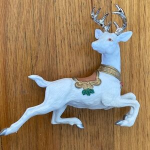 Hallmark Gold Crown 1994 Majestic Deer Pewter Antler Christmas Ornament